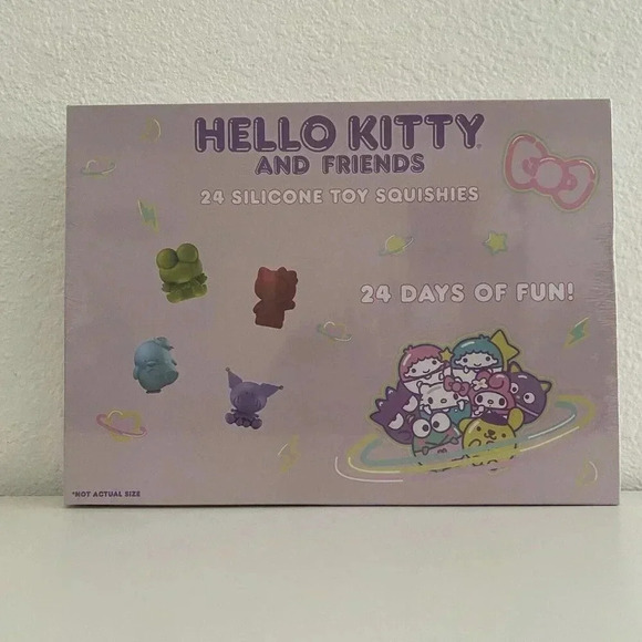UCC Sanrio Hello Kitty & Friends Advent Calendar Set 24 Days Toy Squishies PINK - Picture 3 of 10